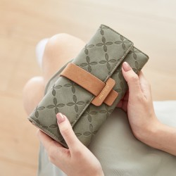 New Cross-border Priti Long Wallet, Multifunctional Clutch, Large Coin Purse, Tri-Fold Wallet