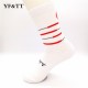Summer men's and women's outdoor sports socks, cycling socks, sweat-wicking, breathable basketball, soccer, running, and hiking socks.