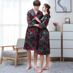 Hooded flannel nightgown, women's winter, extra-long, plus-size, hooded bathrobe, autumn/winter, pregnant women's pajamas.