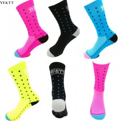Moisture-wicking Tour de France cycling socks, team cycling socks, basketball socks, and football socks.