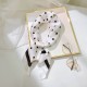 Korean Dongdaemun striped silk scarves, women's headbands, sweet chiffon square scarves, professional small scarves.