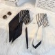 Striped imitation silk scarf for women, 2025 spring and summer new sweet silk scarf, fashionable printed decorative square scarf, factory direct.