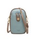 Pruti's new Korean-style cross-border cell phone bag, PU women's shoulder bag, fresh, candy-colored zippered simple bag.