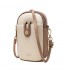 Pruti's new Korean-style cross-border cell phone bag, PU women's shoulder bag, fresh, candy-colored zippered simple bag.