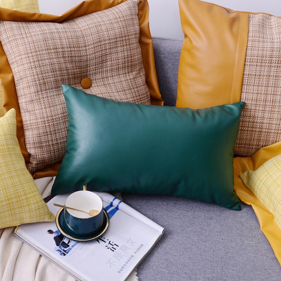 Nordic INS living room towel embroidered sofa throw pillow, fresh and simple model room headboard backrest pillowcase.