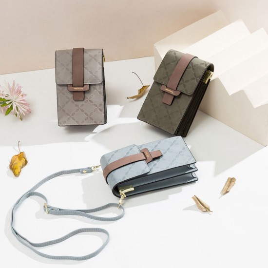 Prettyzys' new, simple, versatile, single-shoulder, small square bag, crossbody, and handbag.