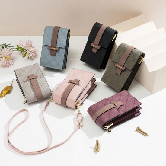 Prettyzys' new, simple, versatile, single-shoulder, small square bag, crossbody, and handbag.