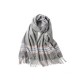 2025 new faux cashmere scarves. Winter shawls and scarves for women, thickened and warm, with tassels.