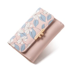 Pretty's Korean-style Instagram coin purse, trendy and fresh, short women's wallet, tri-fold, Korean-style, cute student wallet