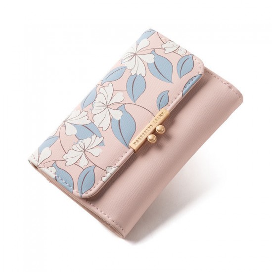 Pretty's Korean-style Instagram coin purse, trendy and fresh, short women's wallet, tri-fold, Korean-style, cute student wallet