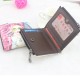 New short wallet Cartoon Graffiti Print Double Zipper Mini Student Coin Purse for Women New short wallet Cartoon Graffiti Print Double Zipper Mini Student Coin Purse for Women
