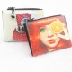New short wallet Cartoon Graffiti Print Double Zipper Mini Student Coin Purse for Women New short wallet Cartoon Graffiti Print Double Zipper Mini Student Coin Purse for Women