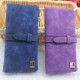 Factory Wholesale Women's Long Wallet with Japanese and Korean Style Drawstring Frosted Wallet