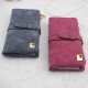 Popular Japanese-Korean Style Women's Long Wallet, Contrast Color Frosted Drawstring Wholesale Multi-Card Wallets