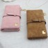 Popular Japanese-Korean Style Women's Long Wallet, Contrast Color Frosted Drawstring Wholesale Multi-Card Wallets