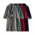 Premium, double-layered, thickened, Austrian grain fleece nightgown, new for women, winter (25 new styles), extra-long, stylish, short, warm, autumn bathrobe.