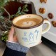 Niche Korean Instagram Funny and Cute Linear Cat Glass Bowl High-temperature-resistant cartoon borosilicate fruit bowl and yogurt bowl