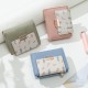 Pruti's new women's short wallet, fresh and stylish colorblock floral print, large capacity, student wallet