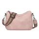 2025 new simple and stylish pillow bags, single-shoulder wide-strap crossbody bags, stylish solid color designs