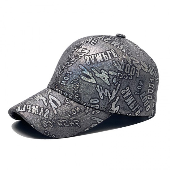 Fashionable hip-hop reflective tie-dye caps for men and women. Wholesale cotton street graffiti skateboarding baseball caps, breathable sun hats.