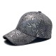 Fashionable hip-hop reflective tie-dye caps for men and women. Wholesale cotton street graffiti skateboarding baseball caps, breathable sun hats.