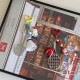 Homemade creative table tennis, badminton, KT doll keychain, cartoon sports game racket series bag charm for couples.