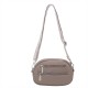 New Korean-style cross-border women's cell phone chest bag, simple PU crossbody bag, fashionable and stylish zippered women's small round shoulder bag New Korean-style cross-border women's cell phone chest bag, simple PU crossbody bag, fashionable and stylish zippered women's small round shoulder bag