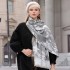 Women's scarf, a 2025 winter hit, a new imitation cashmere student warm scarf, a fashionable and versatile outerwear wholesale shawl