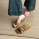 Pointed-toe high-heeled single shoes, 2025 summer new models, stiletto heels, elegant and skirt-matching shallow-cut closed-toed sandals. Pointed-toe high-heeled single shoes, 2025 summer new models, stiletto heels, elegant and skirt-matching shallow-cut closed-toed sandals.