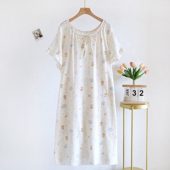 New spring and summer women's pajamas, pure cotton yarn-dyed jacquard long-sleeved trousers, thin, loose two-piece loungewear set. New spring and summer women's pajamas, pure cotton yarn-dyed jacquard long-sleeved trousers, thin, loose two-piece loungewear set.
