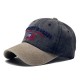 New cross-border 3D SPORTS MAN embroidered baseball cap, vintage embroidered baseball cap, washed and distressed sun visor.