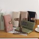Lianbu New 2025 Wallet for Women, Long Multifunctional Large Capacity Clutch with Printed Buckle and Folding Zipper