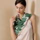 2025 Spring new imitation silk scarf for women, floral print decorative scarf, Korean style large square scarf, bag, silk scarf wholesale