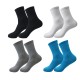 Amazon combed solid color sports socks, terry mid-calf socks, breathable and wear-resistant, thin, men's basketball socks Amazon combed solid color sports socks, terry mid-calf socks, breathable and wear-resistant, thin, men's basketball socks
