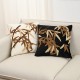 Cross-border Christmas holiday decoration throw pillow, velvet bow sofa cushion cover, living room decorative cushion. Cross-border Christmas holiday decoration throw pillow, velvet bow sofa cushion cover, living room decorative cushion.