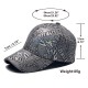 Fashionable hip-hop reflective tie-dye caps for men and women. Wholesale cotton street graffiti skateboarding baseball caps, breathable sun hats.