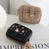 PRETTYZYS Korean-style, fresh and sweet printed, multi-card slot zippered mini women's coin purse with small hook