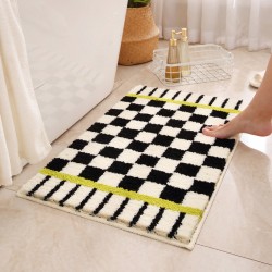 Entrance door mats, high-end imitation sisal carpets, dirt-resistant, washable floor mats for entrances and porches, cross-border