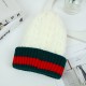 Amazon acrylic beanies, glossy knitted hats, European and American autumn and winter pullover hats for men and women, candy-colored hats