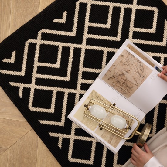 Mid-century round carpet, light-luxury, high-end bedroom bedside blanket, irregular-shaped sofa, coffee table, and chair mat. Mid-century round carpet, light-luxury, high-end bedroom bedside blanket, irregular-shaped sofa, coffee table, and chair mat.