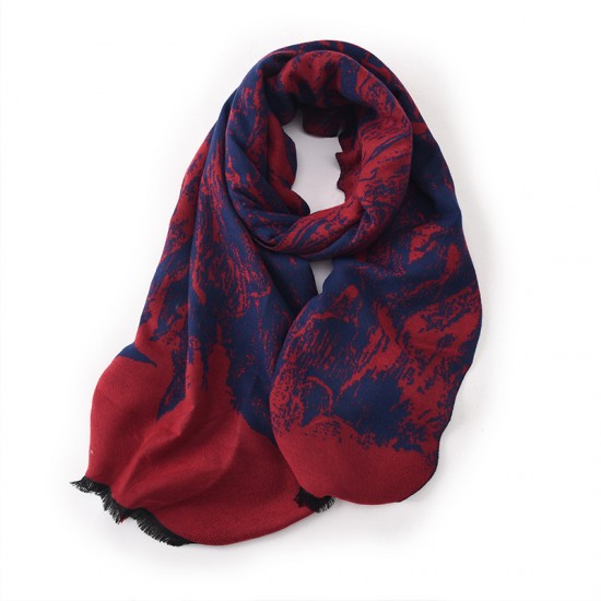 Women's scarf, a 2025 winter hit, a new imitation cashmere student warm scarf, a fashionable and versatile outerwear wholesale shawl