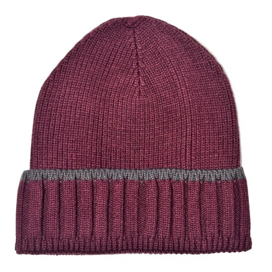 Cross-border autumn and winter solid-color cuffed warm knitted hat for men and women, European and American fashionable and versatile beanie hat Wholesale Cross-border autumn and winter solid-color cuffed warm knitted hat for men and women, European and American fashionable and versatile beanie hat Wholesale