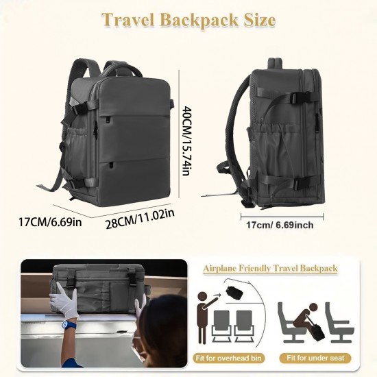 Feihong Amazon cross-border travel backpack, large-capacity, multi-functional backpack, school bag, travel bag, luggage bag