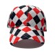 2024 new plaid curved-brim baseball caps for women, versatile soft-top sun protection and visor for casual travel.