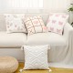 Cross-border ins Nordic embroidered bow and flower sofa pillows, tufted girly heart cushions for home decor Cross-border ins Nordic embroidered bow and flower sofa pillows, tufted girly heart cushions for home decor