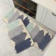 Rustic, insole-style bathroom and toilet carpets. Fresh, forest-style absorbent bathroom floor mats with a non-slip feel.