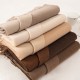 2025 new double-sided solid color macaron scarf for women, popular for winter Fashionable faux cashmere tassel warmer wholesale
