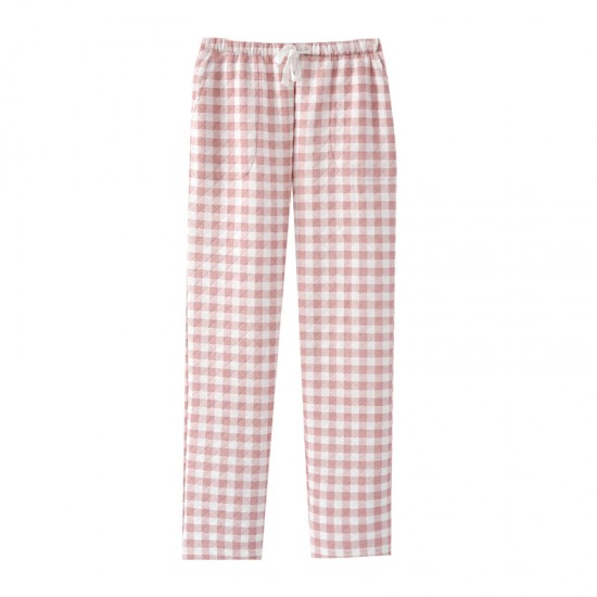 Summer couple's pajamas, pure cotton double-layer yarn-dyed shorts and cardigan, two-piece loose loungewear set for men and women. Summer couple's pajamas, pure cotton double-layer yarn-dyed shorts and cardigan, two-piece loose loungewear set for men and women.