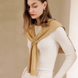 2025 new air-conditioned room knitted shawls for women decorative outerwear Korean-style solid summer sunscreen shawls wholesale 2025 new air-conditioned room knitted shawls for women decorative outerwear Korean-style solid summer sunscreen shawls wholesale