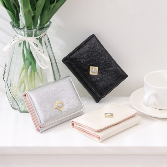 Lianbu New Short Wallet for Women, Small and Fresh Folding Multifunctional Small Wallet for Students, Wholesale Lianbu New Short Wallet for Women, Small and Fresh Folding Multifunctional Small Wallet for Students, Wholesale